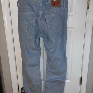 Levi's Men's Light Blue Corduroy Jeans 34 x 32